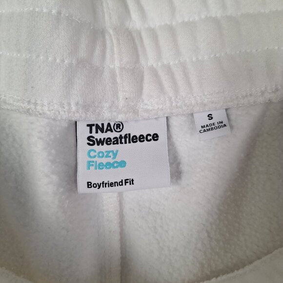 TNA Women Sport Suit White Hoodie Sweatpants Size S - Picture 10 of 11